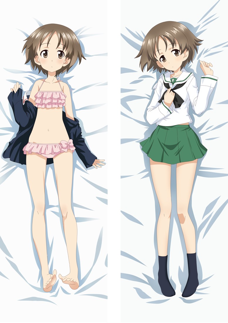 Girls und Panzer Maruyama Saki Anime Dakimakura Body Pillow Cover