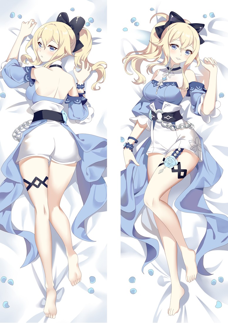 Genshin Impact Jean Anime Dakimakura Body Pillow Cover
