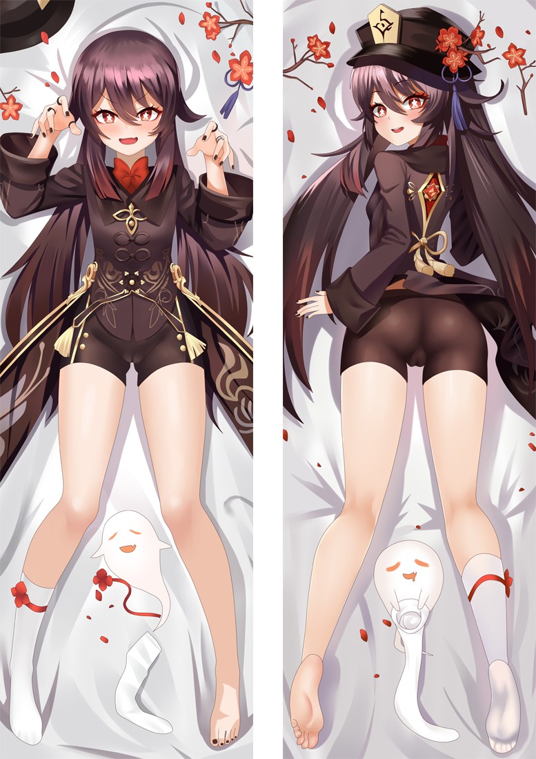 Genshin Impact Hutao Anime Dakimakura Body Pillow Cover