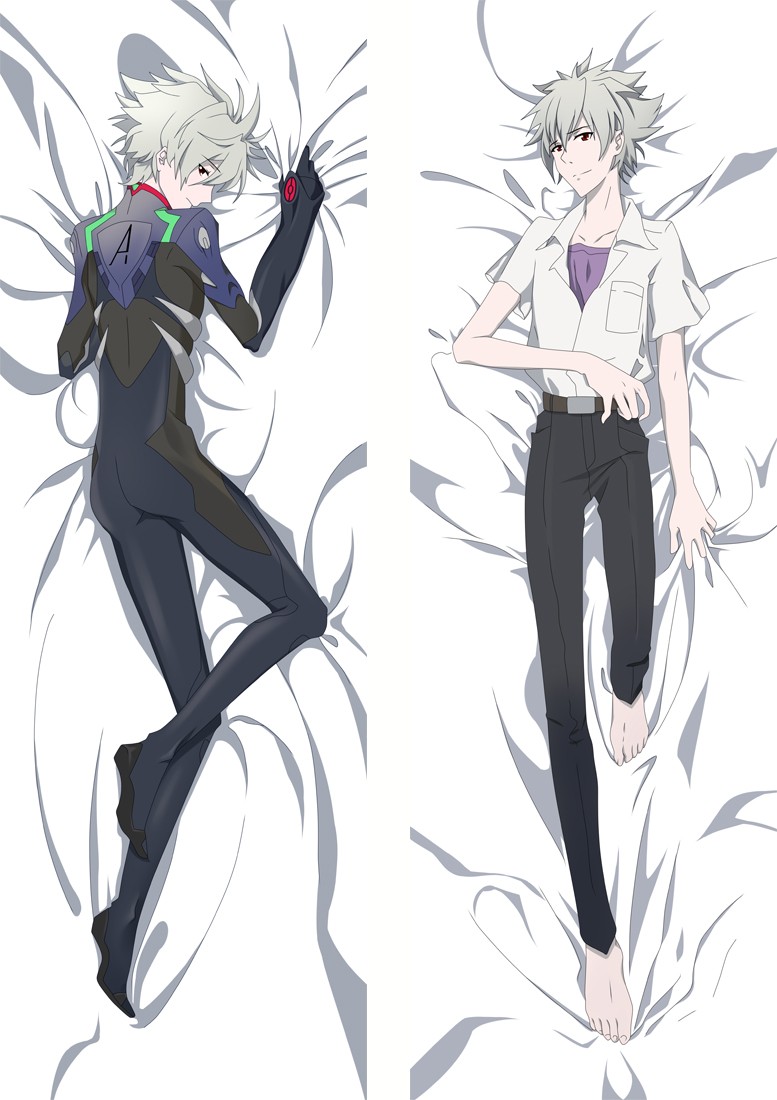 Neon Genesis Evangelion Kaworu Nagisa Anime Dakimakura Body Pillow Cover