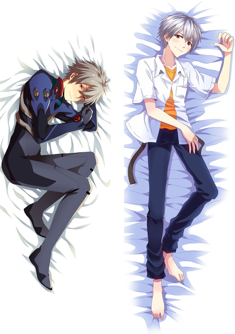 Neon Genesis Evangelion Kaworu Nagisa Anime Dakimakura Body Pillow Cover
