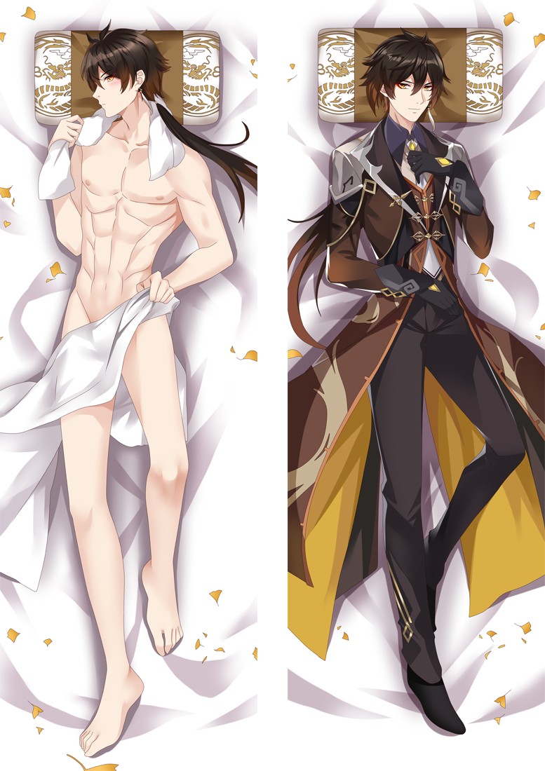 Genshin Impact ZhongLi Anime Dakimakura Body Pillow Cover