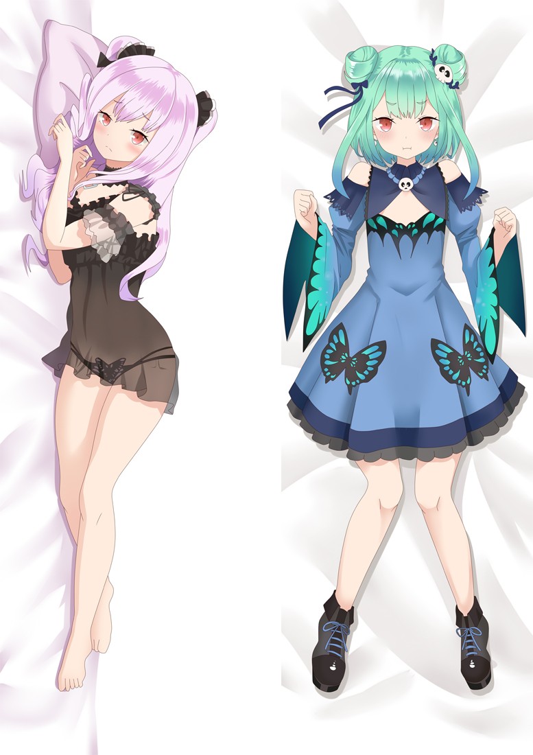Virtual Youtuber Uruha Rushia Anime Dakimakura Body Pillow Cover