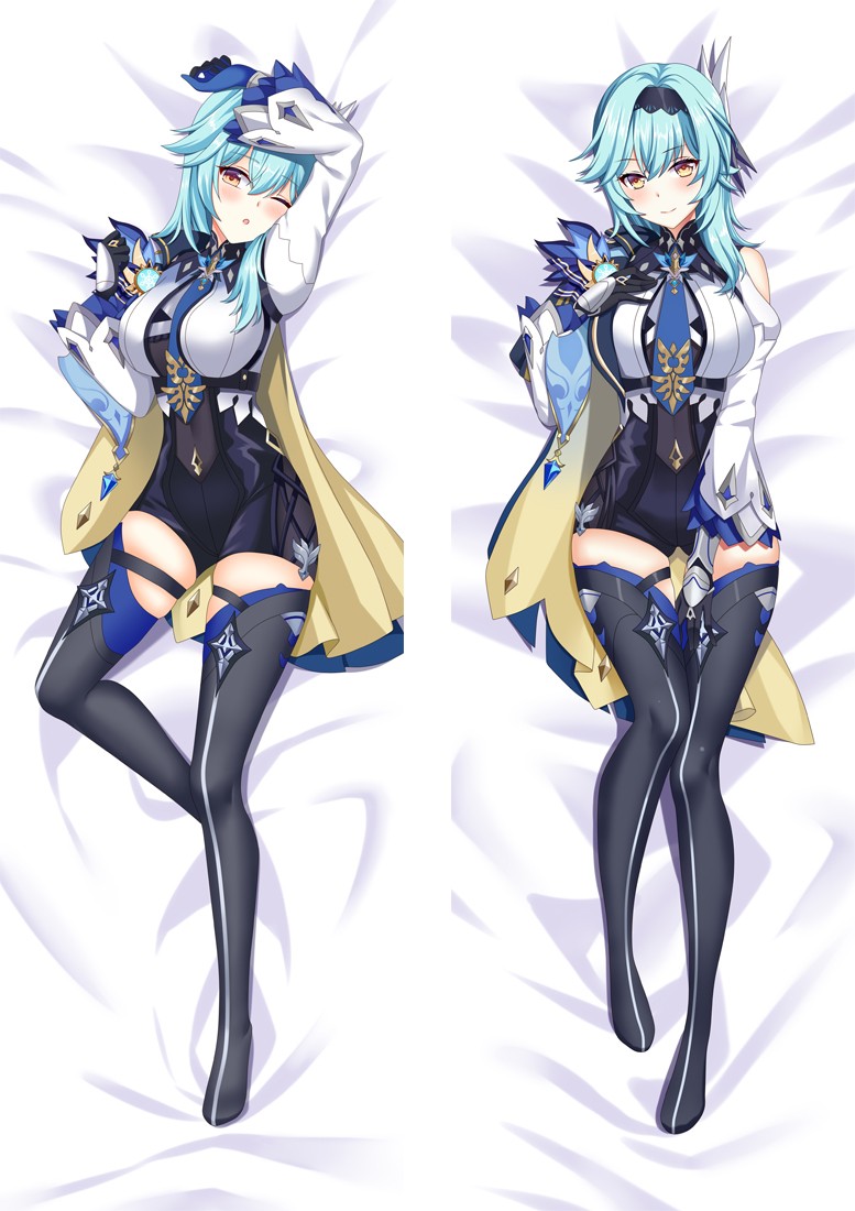 Genshin Impact Eula Anime Dakimakura Body Pillow Cover
