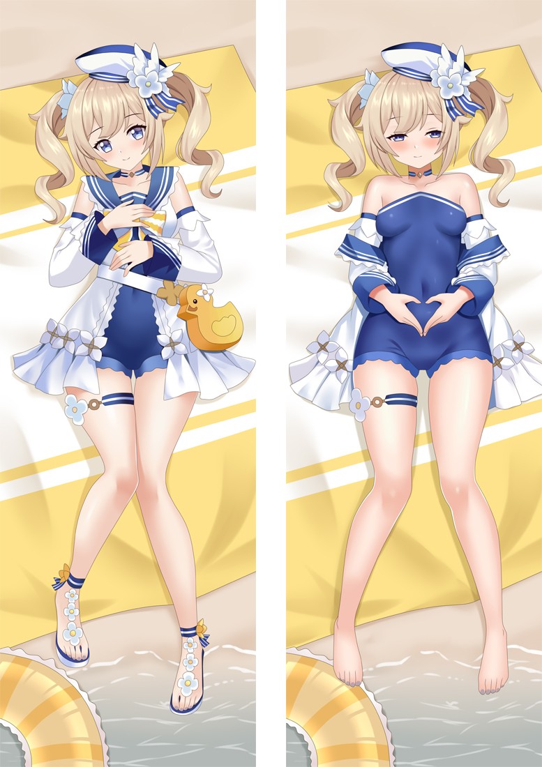 Genshin Impact Barbara Anime Dakimakura Body Pillow Cover