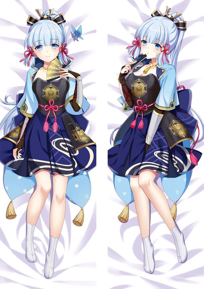 Genshin Impact Kamisato Ayaka Anime Dakimakura Body Pillow Cover
