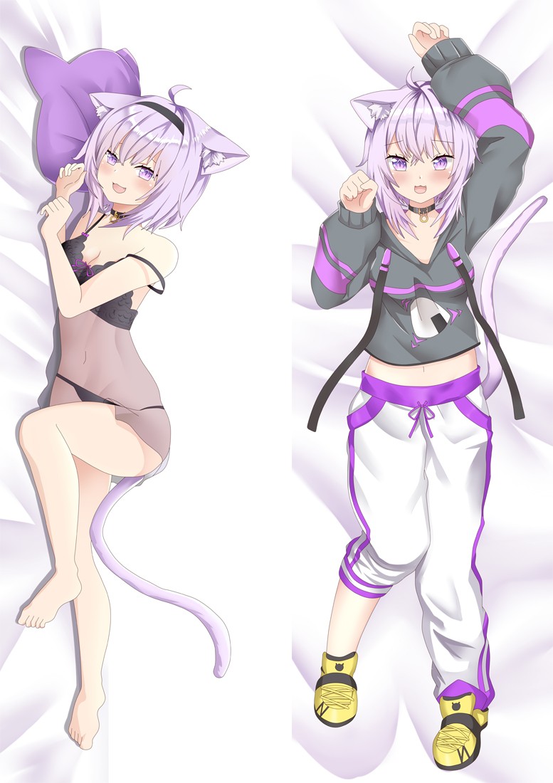 Virtual Youtuber Nekomata Okayu Anime Dakimakura Body Pillow Cover