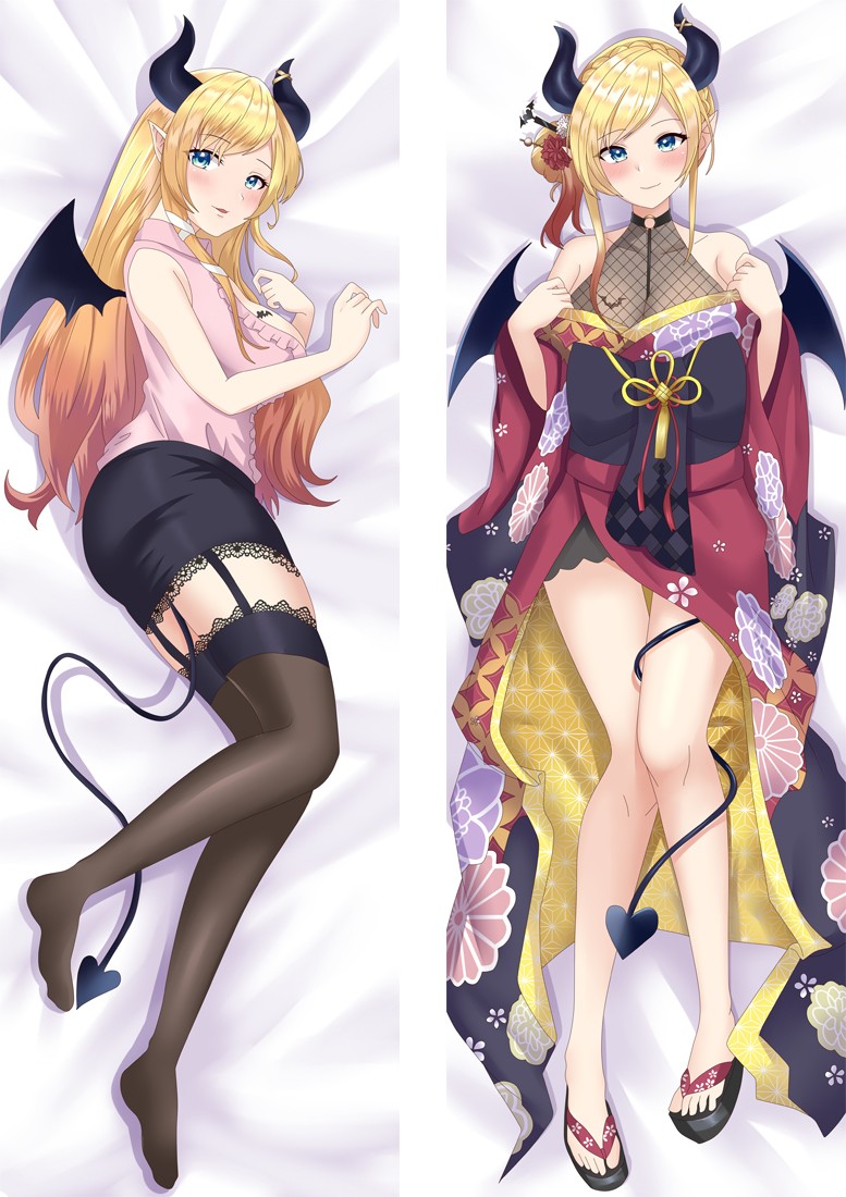 Virtual Youtuber Yuzuki Choco Anime Dakimakura Body Pillow Cover