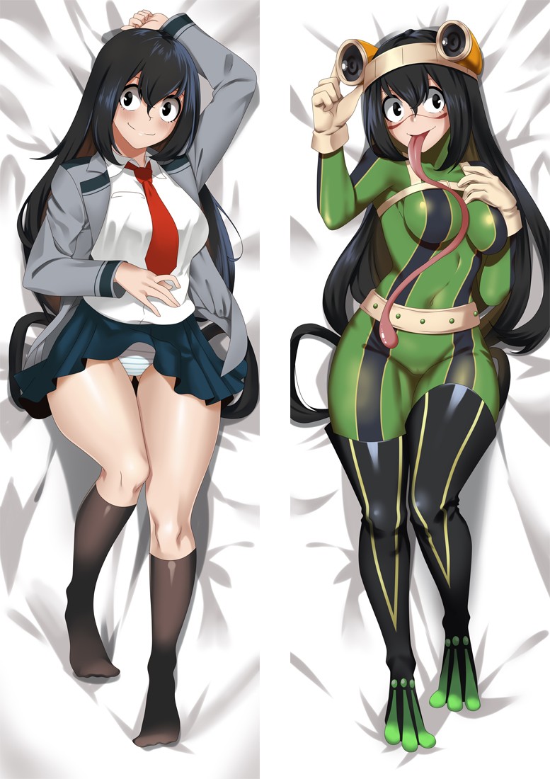 My Hero Academia Tsuyu Asui Froppy Anime Dakimakura Body Pillow Cover