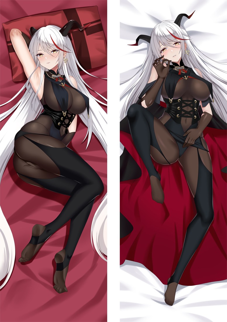 Azur Lane KMS Agir Anime Dakimakura Body Pillow Cover