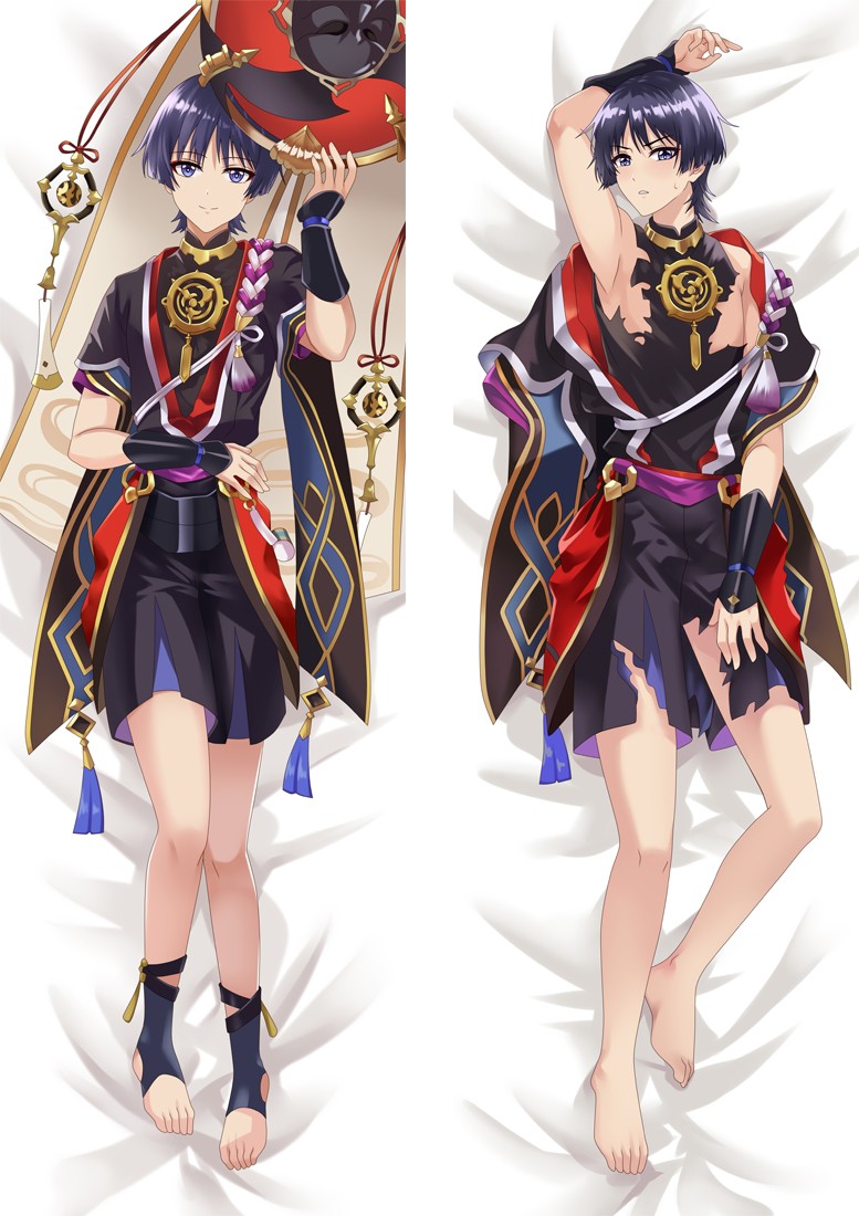 Genshin Impact Scaramouch Anime Dakimakura Body Pillow Cover