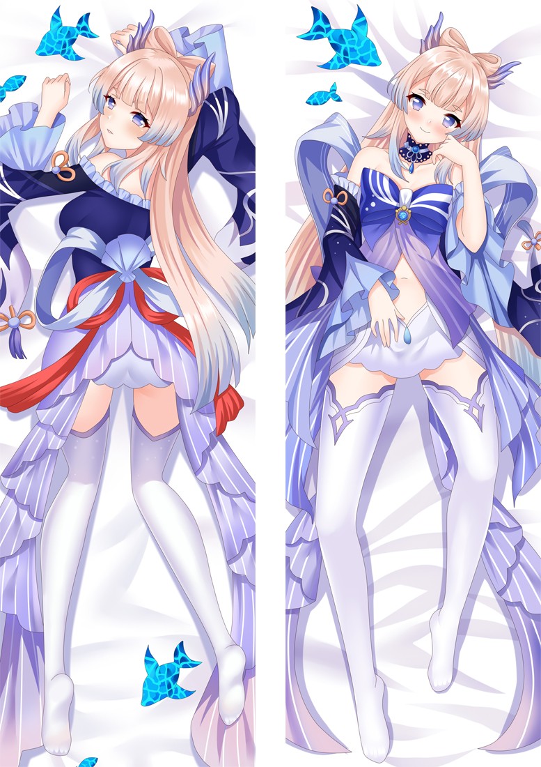 Genshin Impact Sangonomiya Kokomi Anime Dakimakura Body Pillow Cover