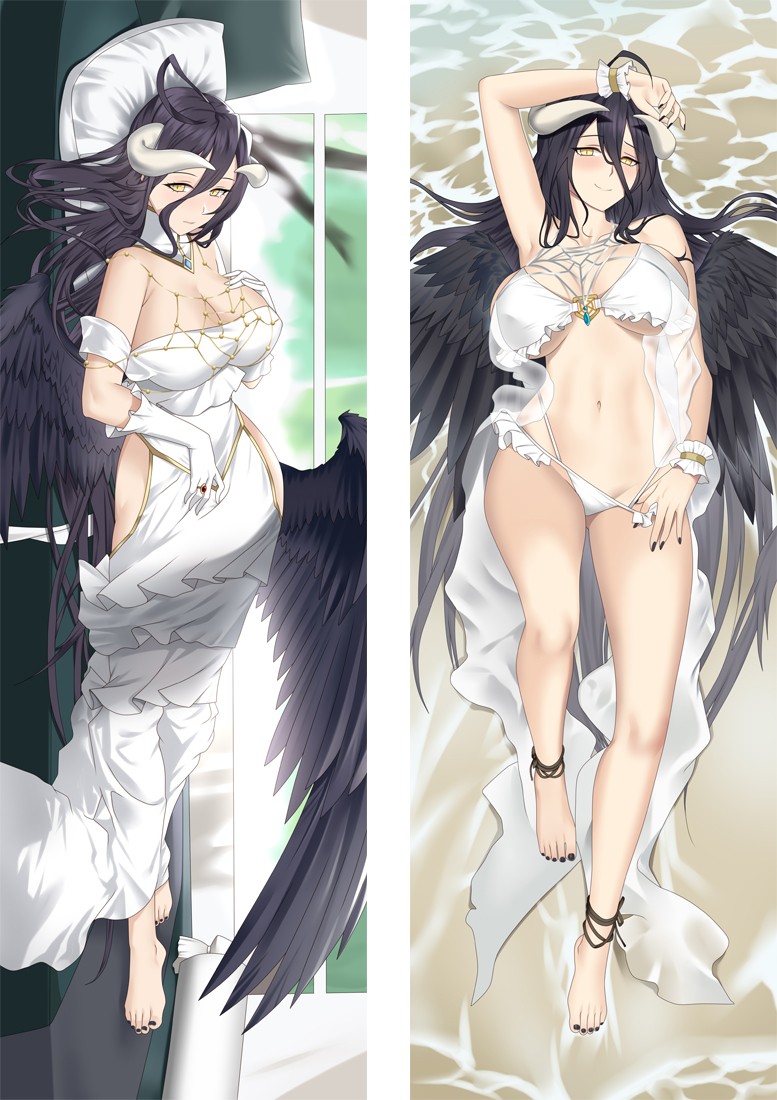 Overlord Albedo Anime Dakimakura Body Pillow Cover