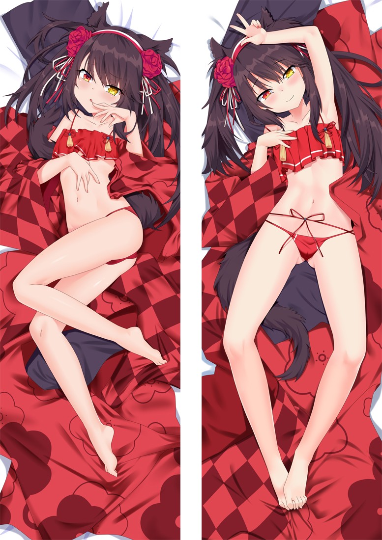 Date A Live Tokisaki Kurumi Anime Dakimakura Body Pillow Cover