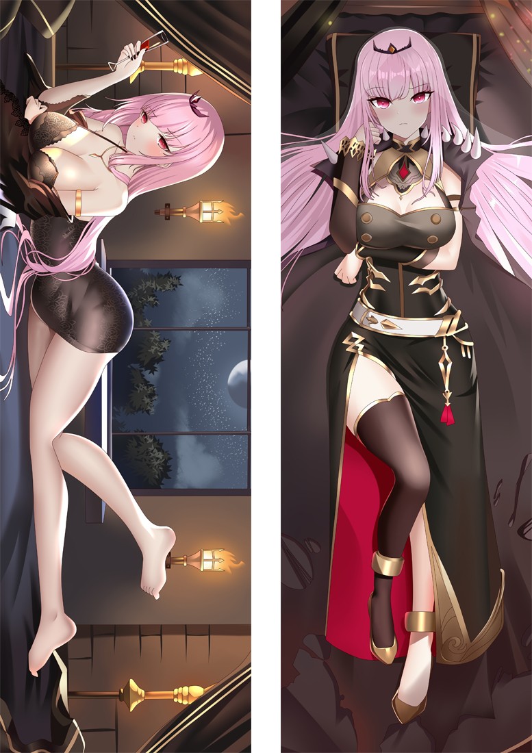 Virtual Youtuber Mori Calliope Anime Dakimakura Body Pillow Cover