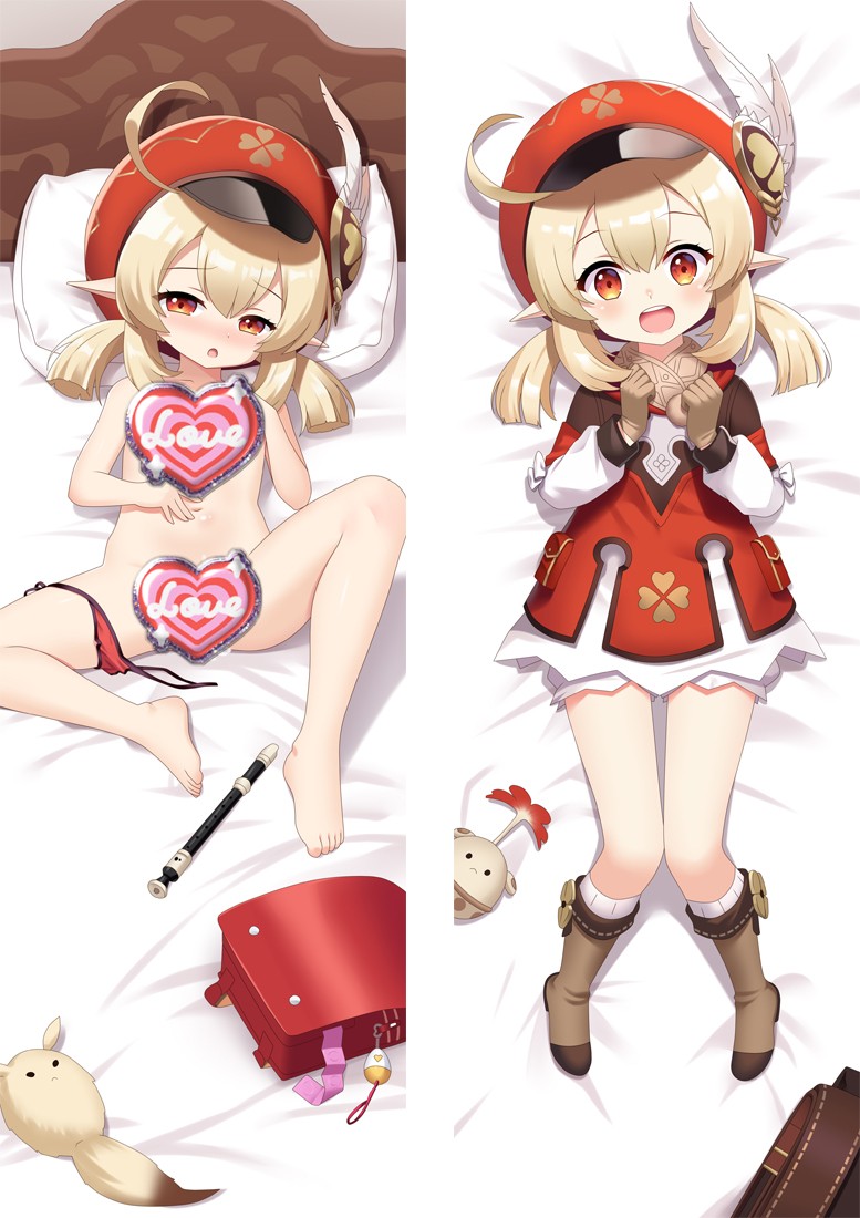 Genshin Impact Klee Anime Dakimakura Body Pillow Cover