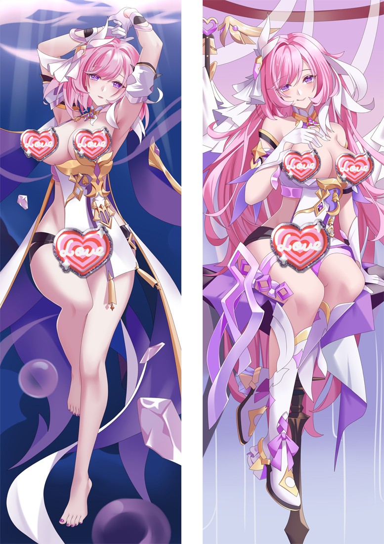 Honkai Impact 3rd Elysia Anime Dakimakura Body Pillow Cover