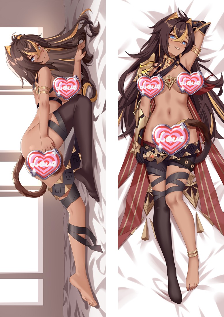 Genshin Impact Dehya Anime Dakimakura Body Pillow Cover