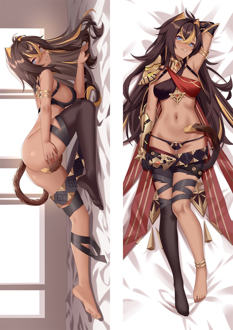 Genshin Impact Dehya Anime Dakimakura Body Pillow Cover