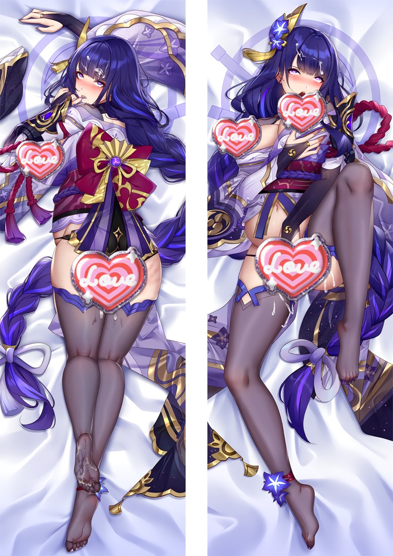Genshin Impact Raiden Shogun Baal Anime Dakimakura Body Pillow Cover
