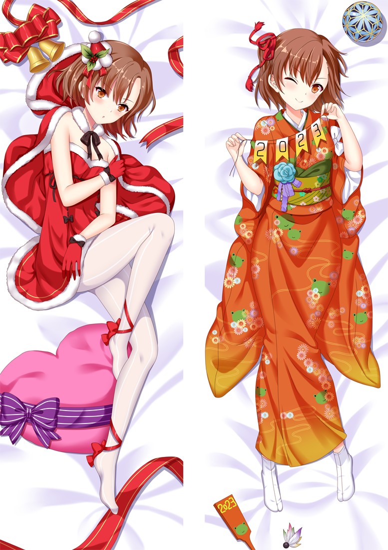 A Certain Scientific Railgun Mikoto Misaka Anime Dakimakura Body Pillow Cover