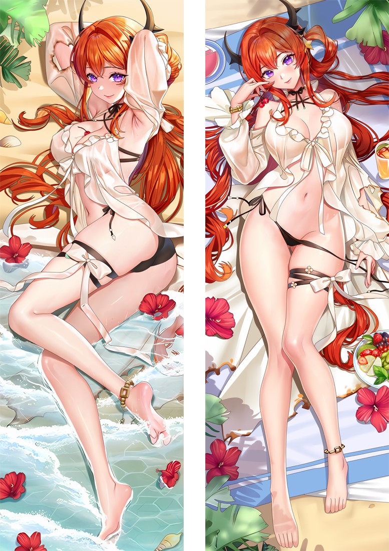 Arknights Surtr 42 Anime Dakimakura Body Pillow Cover
