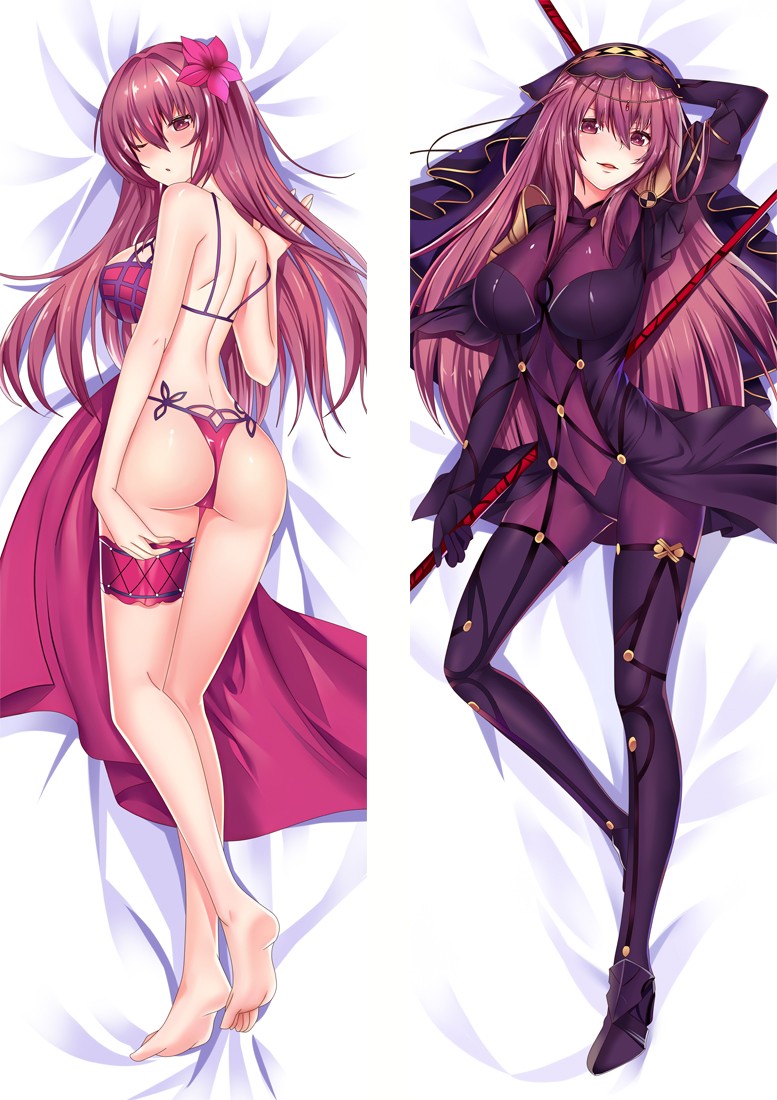 Fate Grand Order FGO Scathach Anime Dakimakura Body Pillow Cover