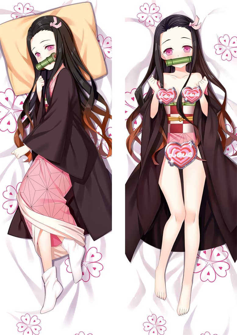 Demon Slayer: Kimetsu no Yaiba Kamado Nezuko Anime Dakimakura Body Pillow Cover