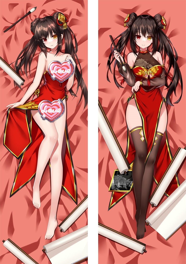 Date A Live Tokisaki Kurumi Anime Dakimakura Body Pillow Cover