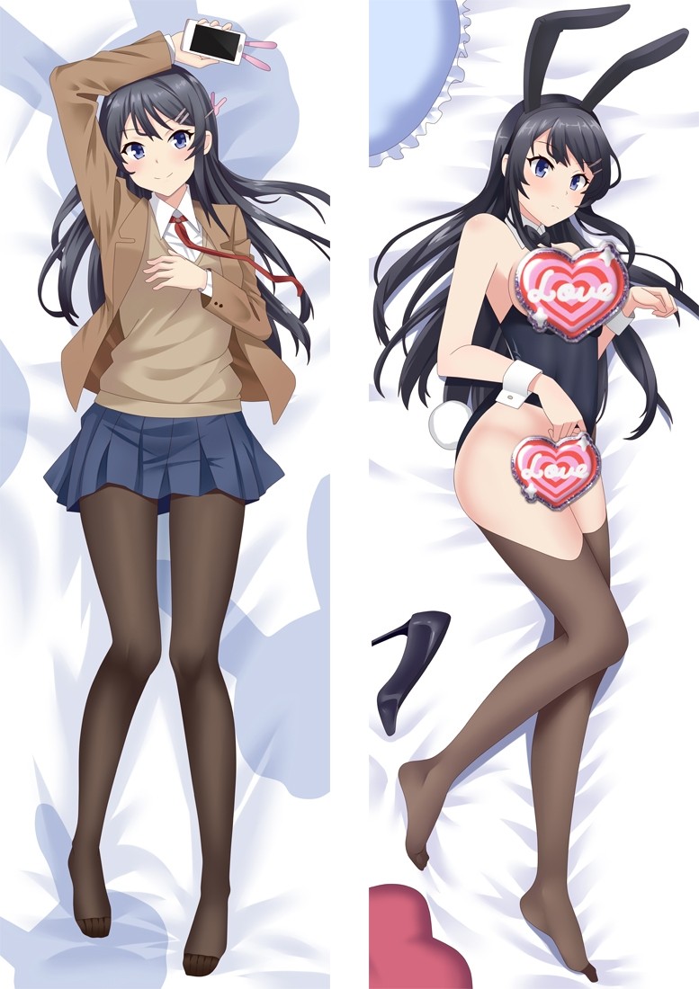 Rascal Does Not Dream of Bunny Girl Senpai Anime Dakimakura Body Pillow Cover