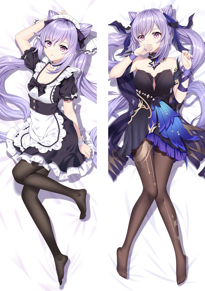 Genshin Impact Keqing Anime Dakimakura Body Pillow Cover