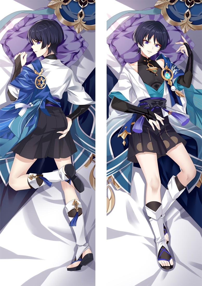 Genshin Impact Wanderer Anime Dakimakura Body Pillow Cover
