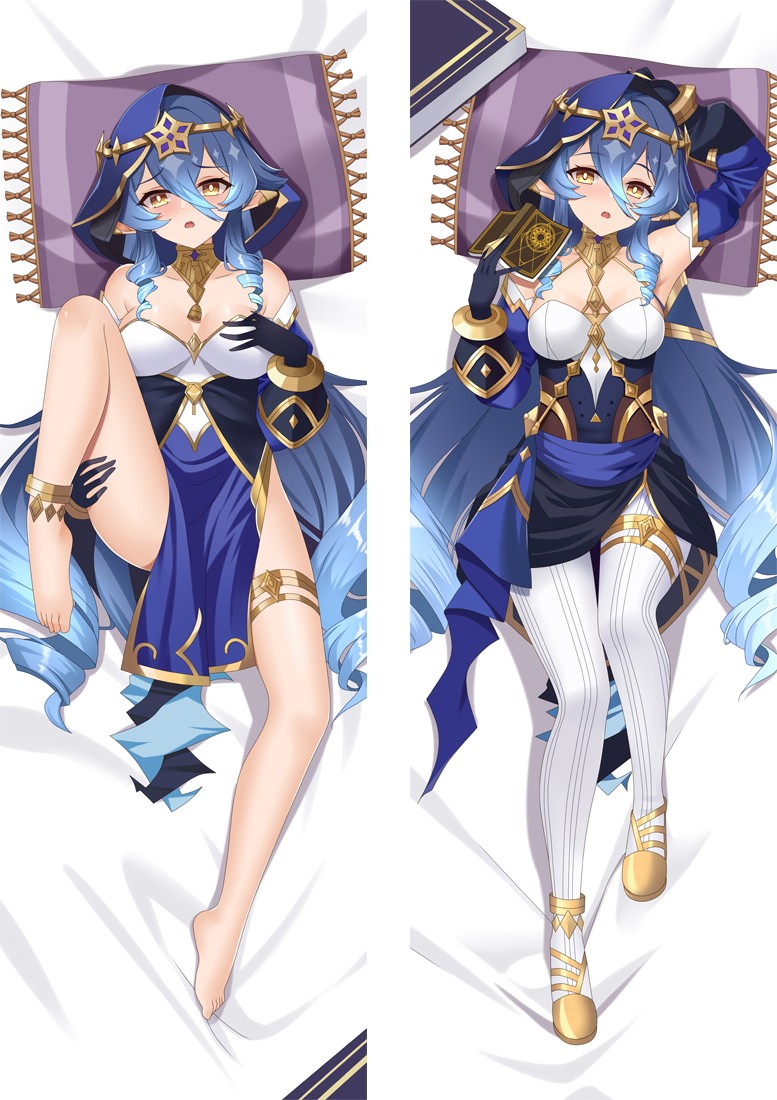 Genshin Impact Layla Anime Dakimakura Body Pillow Cover