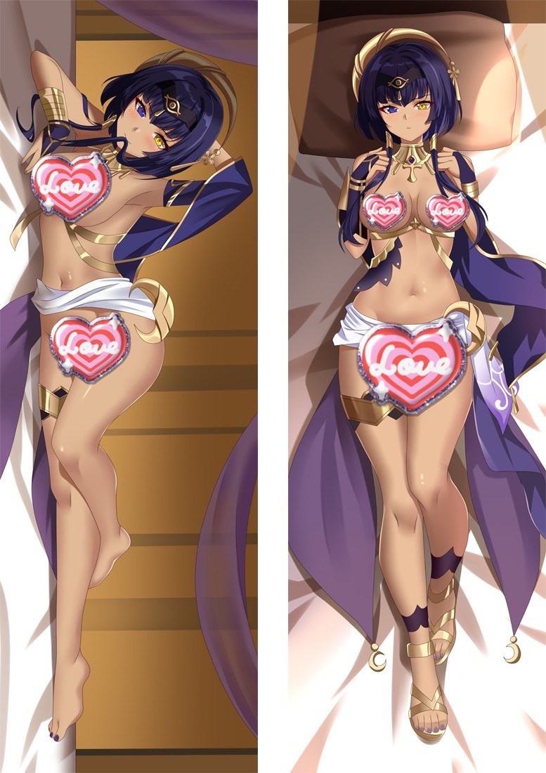 Genshin Impact Candace Anime Dakimakura Body Pillow Cover