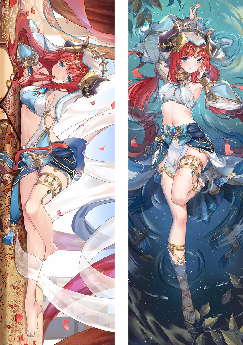 Genshin Impact Nilou Anime Dakimakura Body Pillow Cover