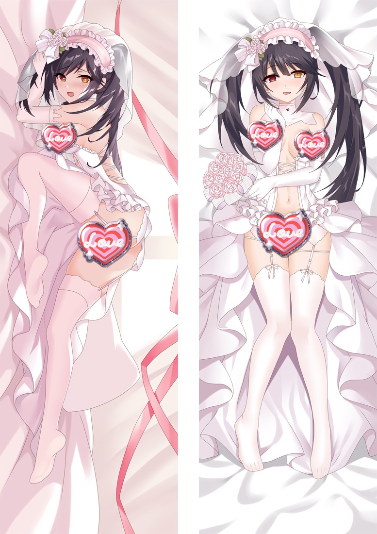 Date A Live Tokisaki Kurumi Anime Dakimakura Body Pillow Cover