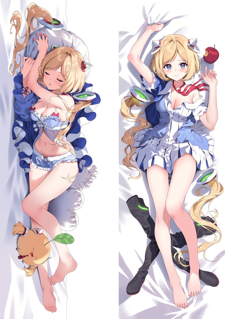 Virtual Youtuber Aki Rosenthal Anime Dakimakura Body Pillow Cover