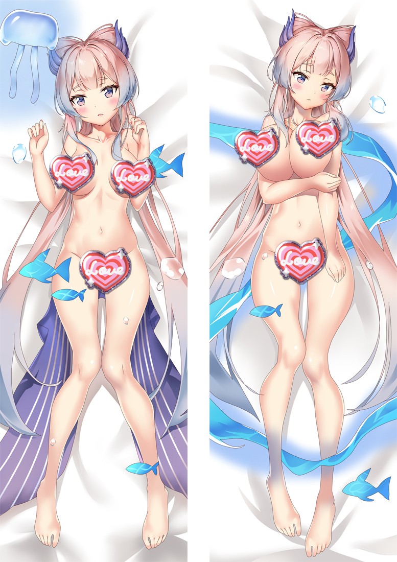 Genshin Impact Sangonomiya Kokomi Anime Dakimakura Body Pillow Cover