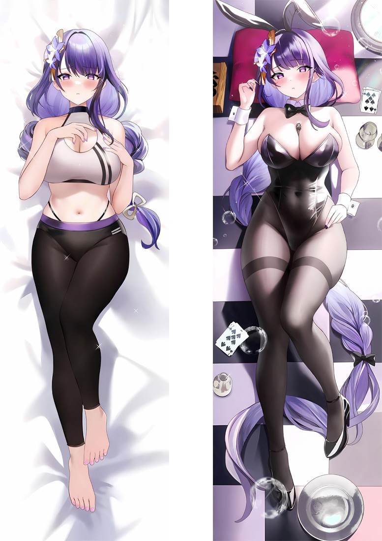 Genshin Impact Keqing Anime Dakimakura Body Pillow Cover