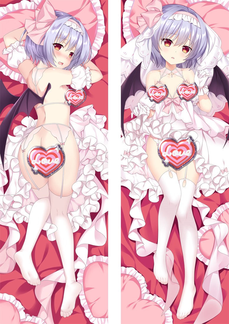 TouHou Project Remilia Scarlet Anime Dakimakura Body Pillow Cover
