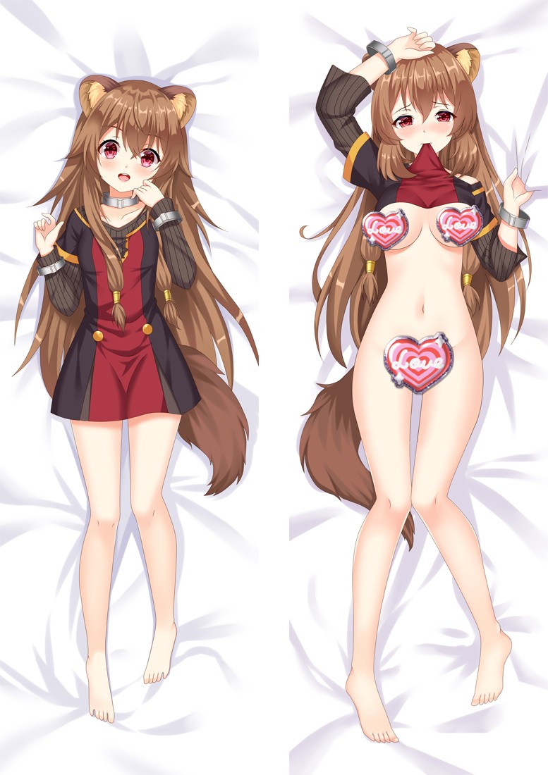 The Rising of the Shield Hero Raphtalia Anime Dakimakura Body Pillow Cover
