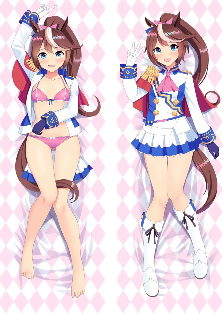 Uma Musume Pretty Derby Tokai Teio Anime Dakimakura Body Pillow Cover