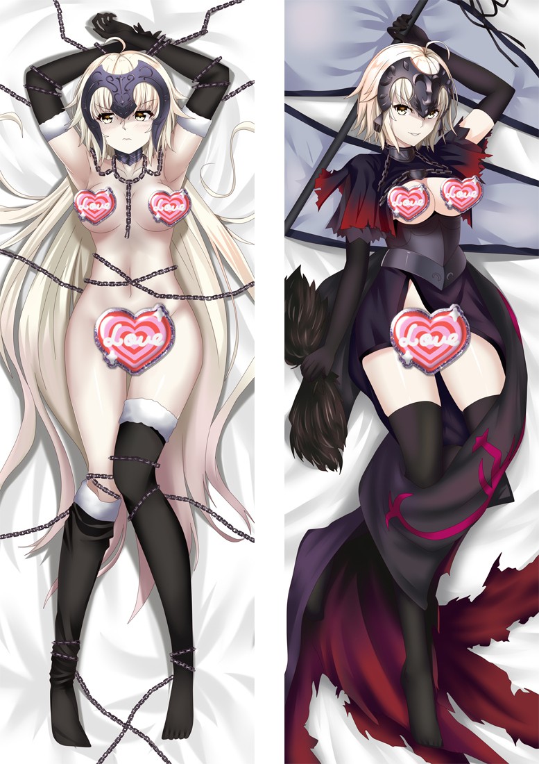 Fate/Grand Order FGO Jeanne d'Arc Alter Anime Dakimakura Body Pillow Cover