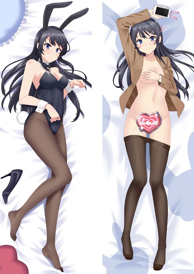 Rascal Does Not Dream of Bunny Girl Senpai Anime Dakimakura Body Pillow Cover
