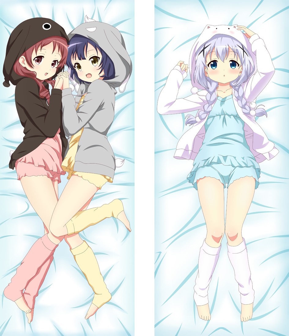 Is the Order a Rabbit? Anime Dakimakura Body Pillow Cover