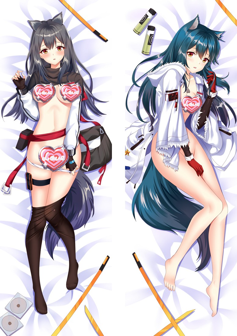Arknights AMIYA Anime Dakimakura Body Pillow Cover