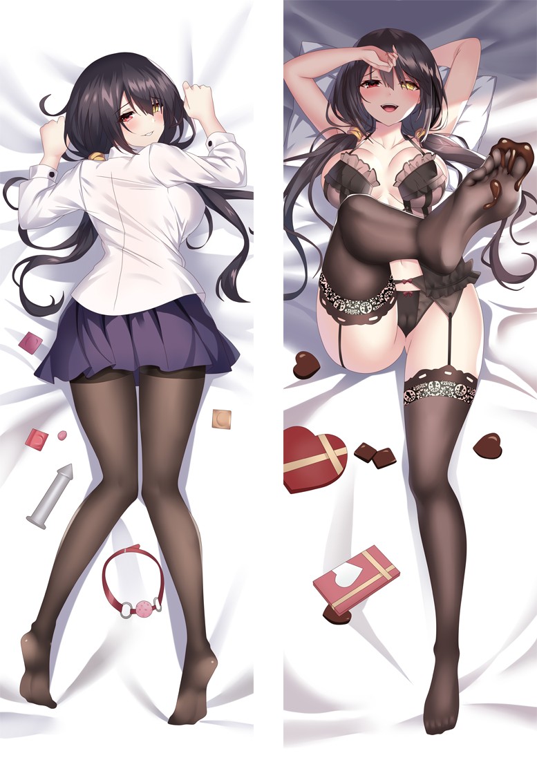 Date A Live Kurumi Tokisaki Anime Dakimakura Body Pillow Cover