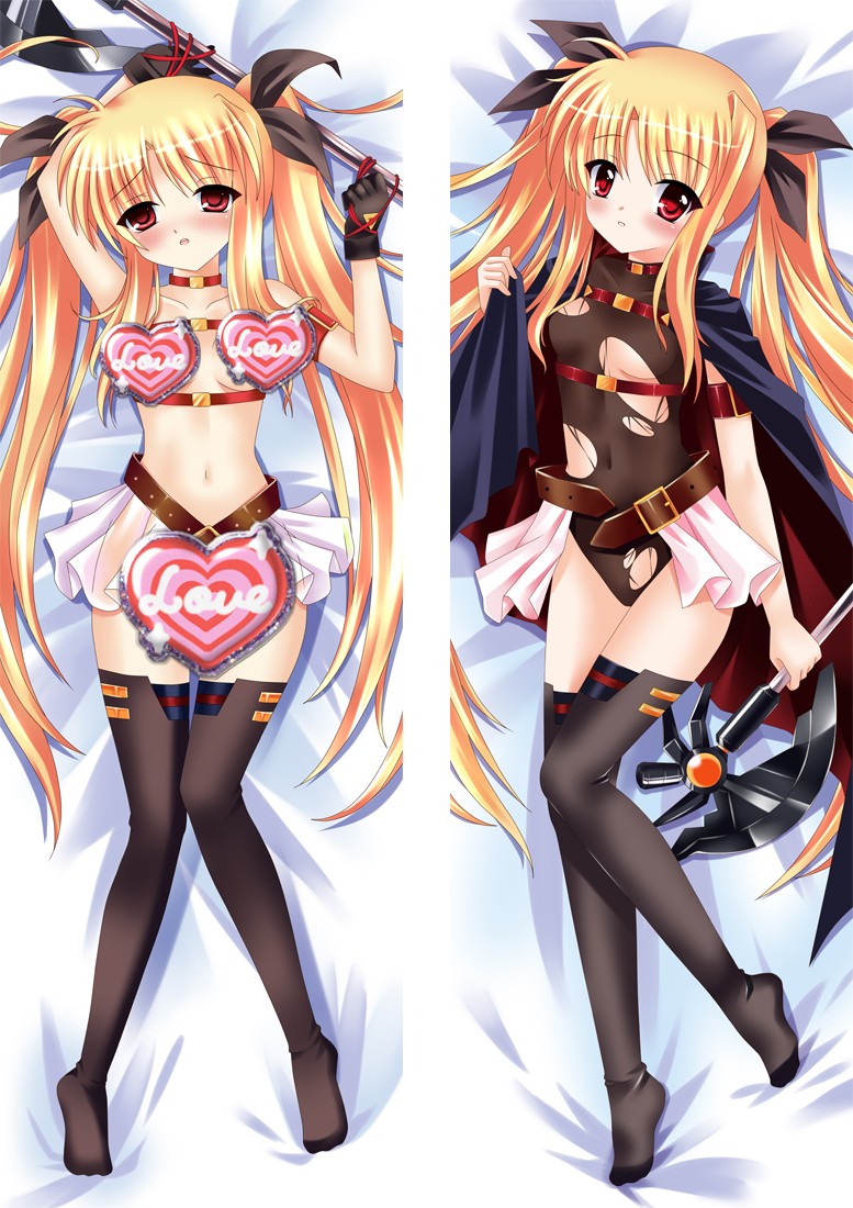 Magical Girl Lyrical Nanoha Anime Dakimakura Body Pillow Cover