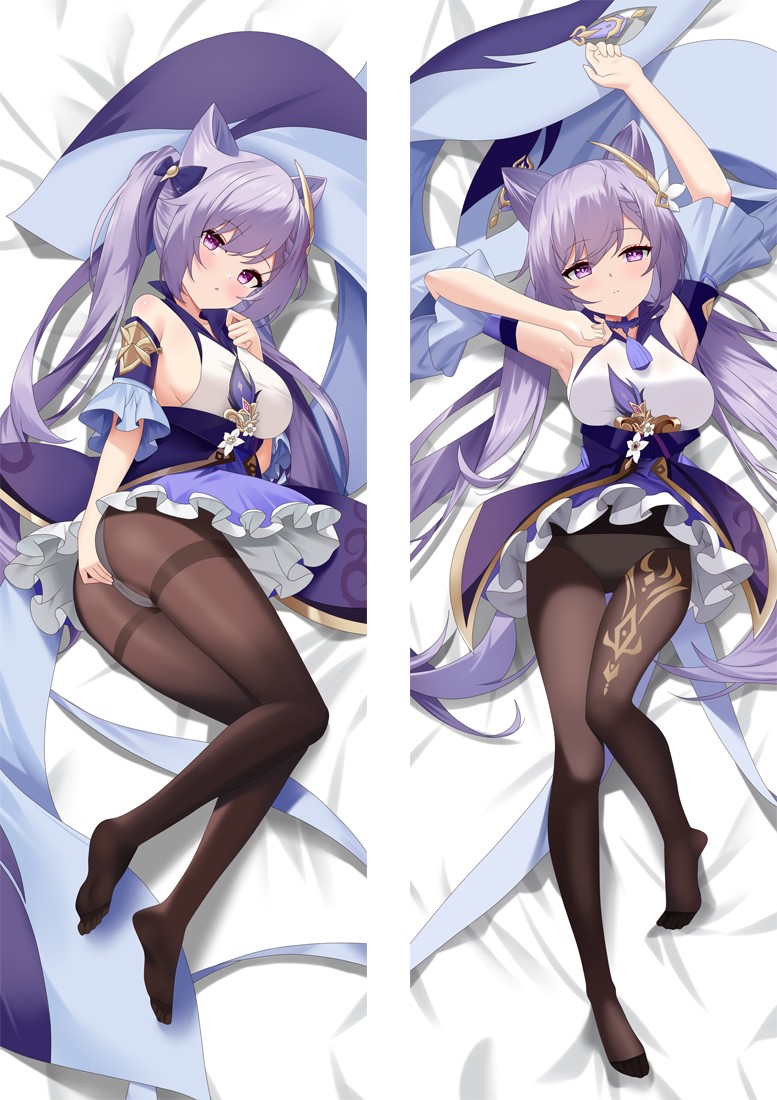 Genshin Impact Keqing Anime Dakimakura Body Pillow Cover
