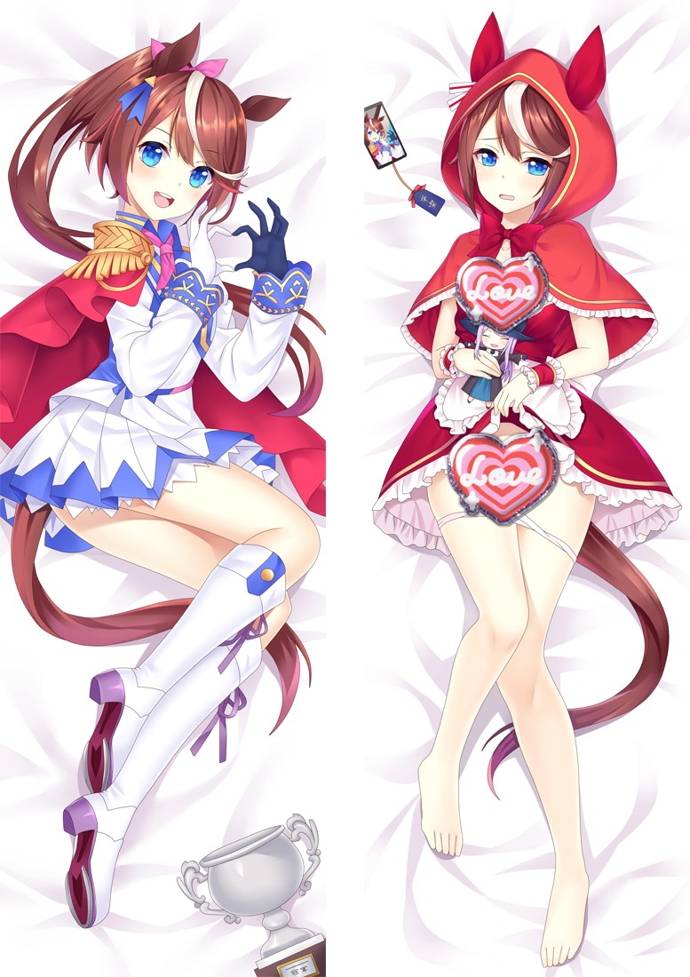 Uma Musume Pretty Derby Tokai Teio Anime Dakimakura Body Pillow Cover